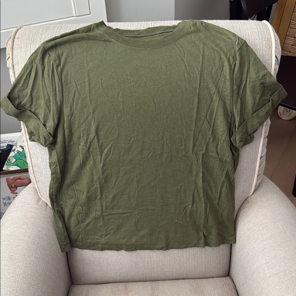 Olive Green Men's Shirt